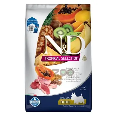 N&D dog TROPICAL SELECTION (AG) adult mini, lamb 5kg