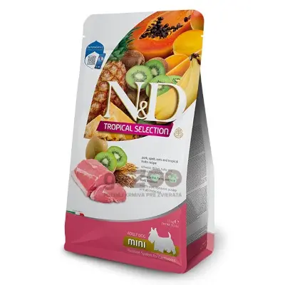 N&D dog TROPICAL SELECTION (AG) adult mini, pork 1,5kg