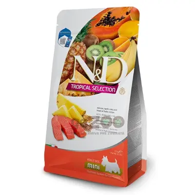 N&D dog TROPICAL SELECTION (AG) adult mini, salmon 1,5kg