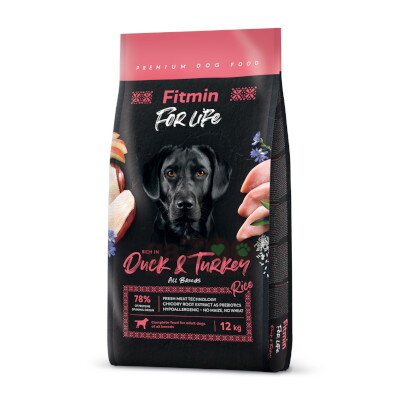 FITMIN dog For Life Duck &amp; Rice 12kg