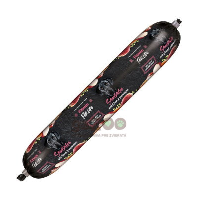 FITMIN dog Fot Life Kačacia saláma so zeleninou pre psy 900g