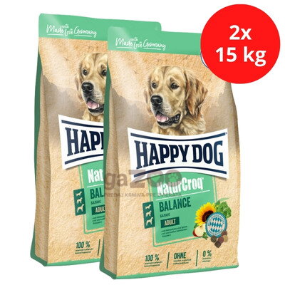 HAPPY DOG Naturcroq Balance 2x15kg