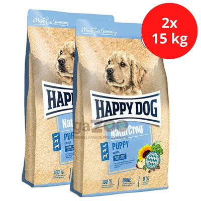 HAPPY DOG NaturCroq Puppy 2x15kg