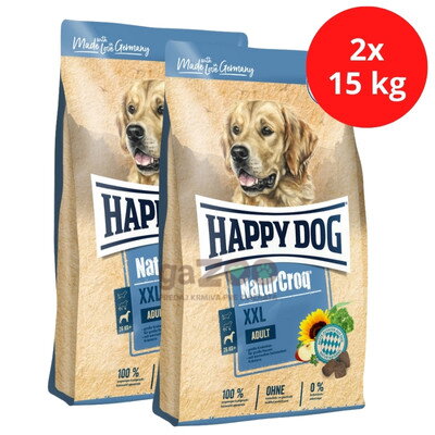 HAPPY DOG Naturcroq XXL 2x15kg
