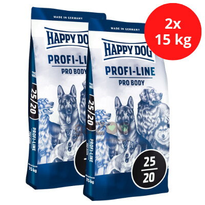 HAPPY DOG Profi line Pro Body 25/20 2x15kg