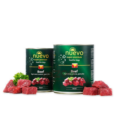 NUEVO dog Adult Beef 400g
