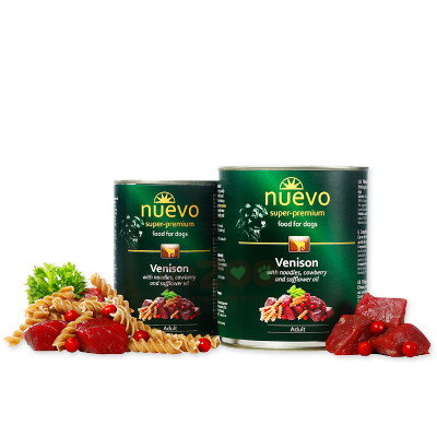 NUEVO dog Adult Venison Menue 800g