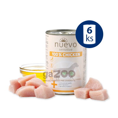 NUEVO dog Sensitive Chicken 6x400g