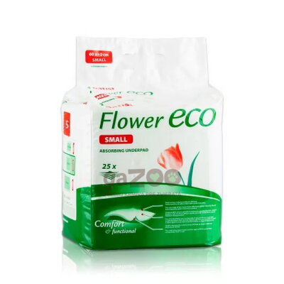 BATIST Flower ECO absorbčné podložky S - 60X40cm 25ks