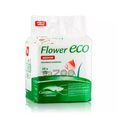 BATIST Flower ECO absorbčné podložky M - 60X60cm 25ks