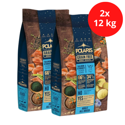POLARIS GF Adult Salmon & Turkey 2x12kg
