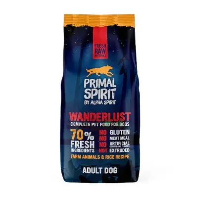 PRIMAL SPIRIT dog 70% Wanderlust 12kg