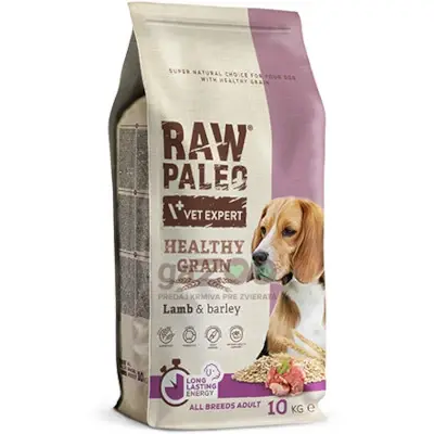 VetExpert Raw Paleo adult Healthy Grain Lamb & Barley 10kg