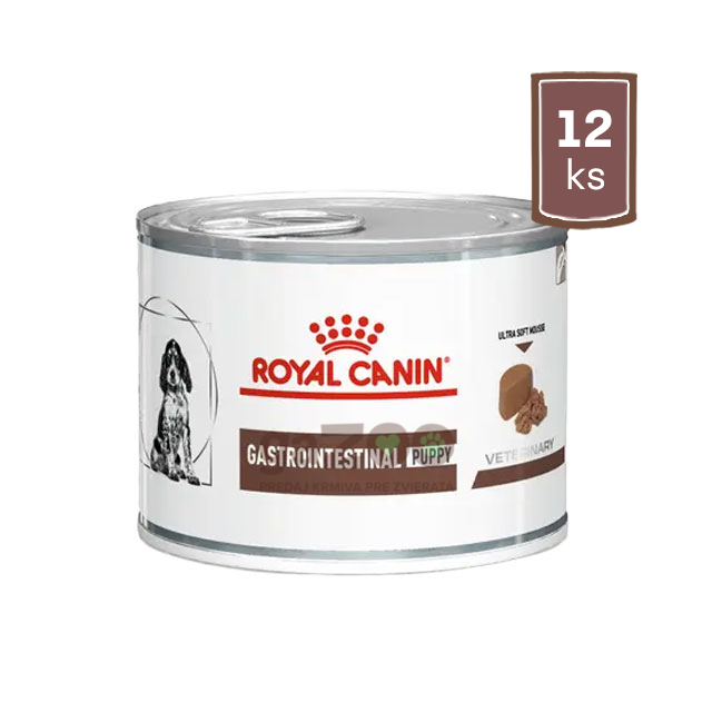 Royal Canin Veterinary Health Nutrition Dog Gastrointestinal puppy Konzerva 12 x 195 g