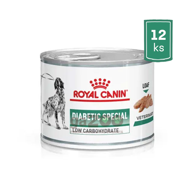 Royal Canin VHN Dog Diabetic Special Low Carbohydrate Konzerva 12 x 195 g