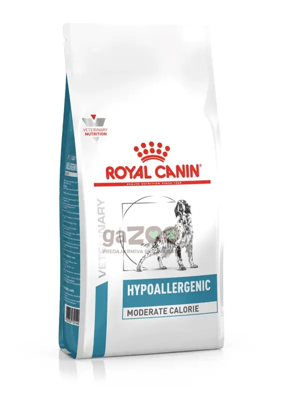 Royal Canin Veterinary Health Nutrition Dog Hypoallergenic Moderate Calorie 14 kg