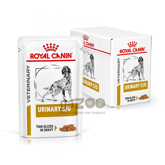 Royal Canin Veterinary Health Nutrition Dog Urinary S/O Gravy Kapsičky 12 x 100 g