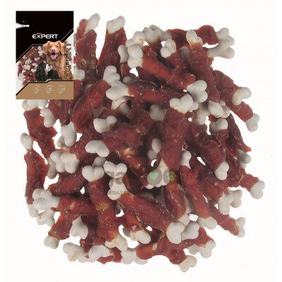 PET EXPERT Kalciové kosti s kačacím mäsom 80g