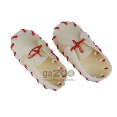 Topánka byvolia biela 6cm