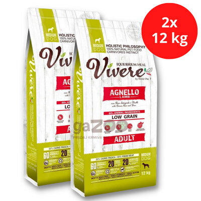 VIVERE Adult Lamb 2x12kg