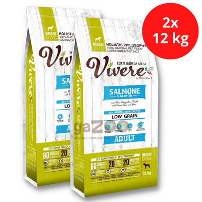 VIVERE Adult Salmon 2x12kg