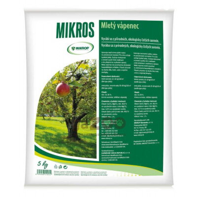 MIKROS Mletý vápenec 5kg
