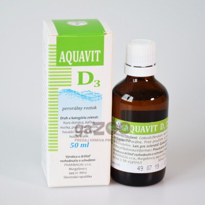 AQUAVIT D3 perorálny roztok 50ml
