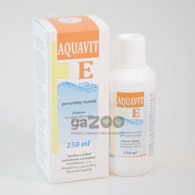 AQUAVIT E (Hydrovit) perorálny roztok 250ml