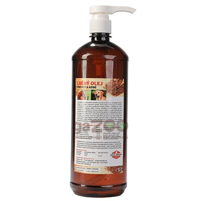 ZEUS Ľanový olej pre psy a kone 1000ml