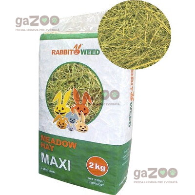 RABBIT WEED Maxi Lúčne seno 2kg