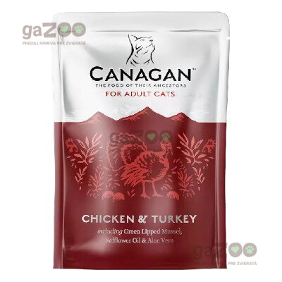 CANAGAN kaps. Chicken & Turkey 85g