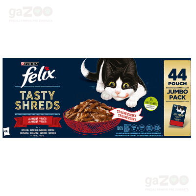 Felix trhané kúsky v šťave - Tasty shreds mäsový výber.