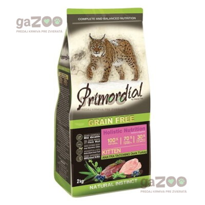 PRIMORDIAL Kitten Duck & Turkey 2kg