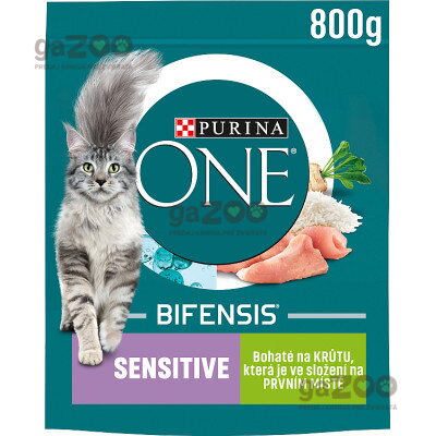 PURINA ONE Sensitive bohaté na morku 800 g