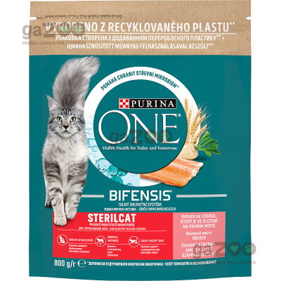 PURINA ONE Sterilcat bohaté na lososa 1500g