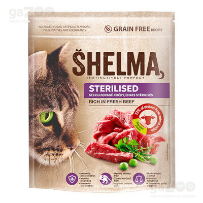 SHELMA Adult Sterile s čerstvým hovädzím mäsom