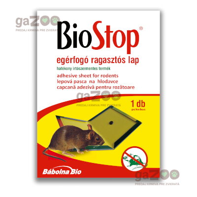 BIOSTOP lepová pasca na hlodavce 1ks