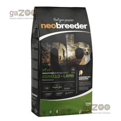 Alleva NEO BREEDER dog adult medium & maxi lamb 12kg
