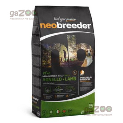 Alleva NEO BREEDER dog adult medium & maxi lamb 2kg