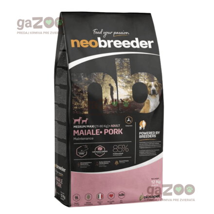 Alleva NEO BREEDER dog adult medium & maxi pork 12kg