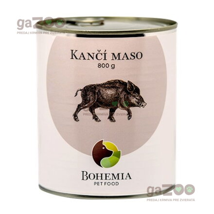 Diviak - mäso v konzerve od Bohemia pet food. Kvalitné mokré krmivo pre psov.