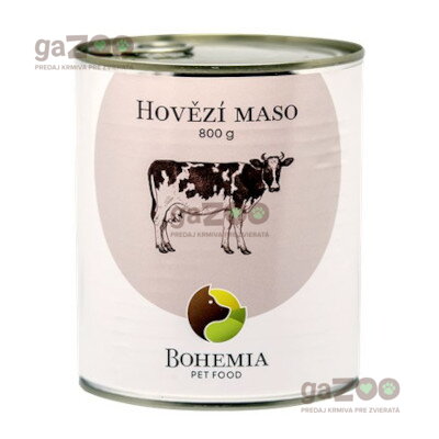 Hovädzie konzervy pre psov bohemia pet food