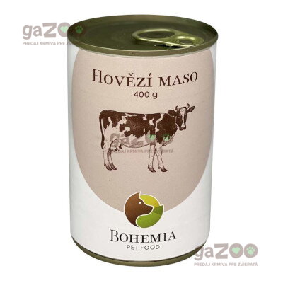 BOHEMIA Hovädzie mäso vo vlastnej šťave 400g
