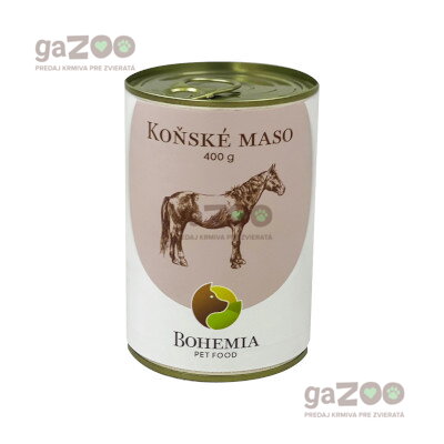 BOHEMIA Konské mäso vo vlastnej šťave 400g