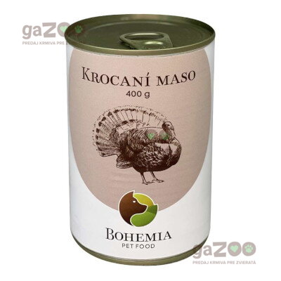 BOHEMIA Morčacie mäso vo vlastnej šťave 400g
