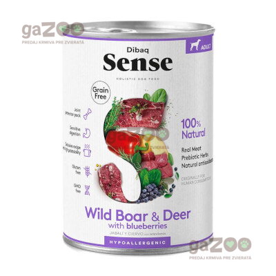 DIBAQ SENSE Adult Wild Boar & Deer 380g