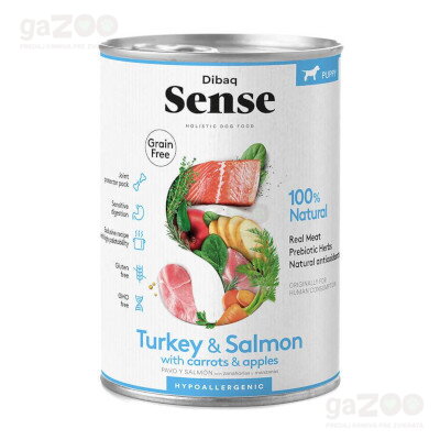 DIBAQ SENSE Puppy Turkey & Salmon 380g