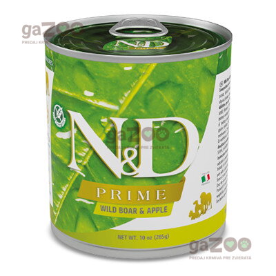 N&D dog PRIME Boar & Apple konzerva 285g