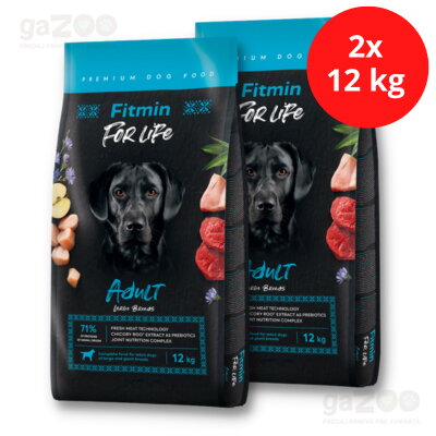 FITMIN dog For Life Adult Large Breed 2x12kg