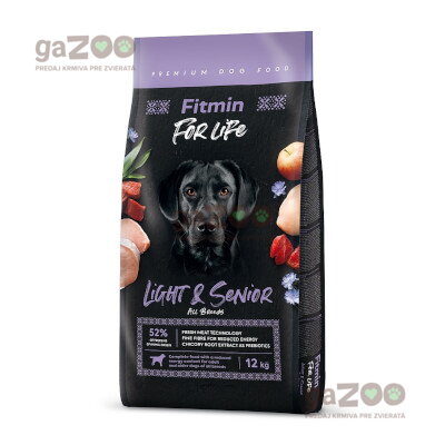 FITMIN dog For Life Light & Senior 12kg